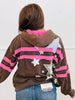 Oli & Hali Charcoal Star Patch Hoodie Sweatshirt (Reg.)