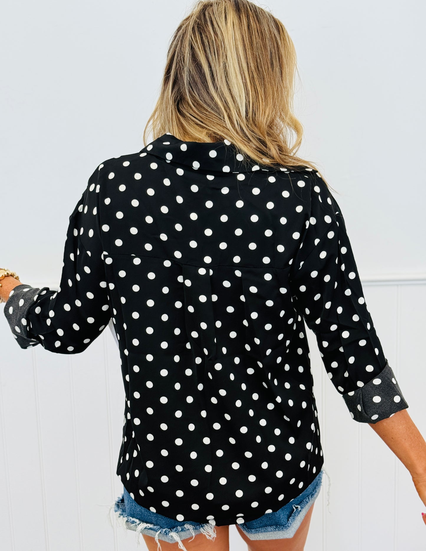 Polka Dot Kathryn Classic Button-Up (Reg. & Plus)