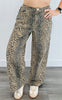 Bold Animal Print Twill Pants (Reg & Plus)