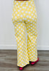 Yellow Polka Dot Denim Pants  (Reg.)