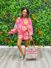 Queen Of Sparkles Pink Multi Shell Sweatshirt (Reg. and Plus)