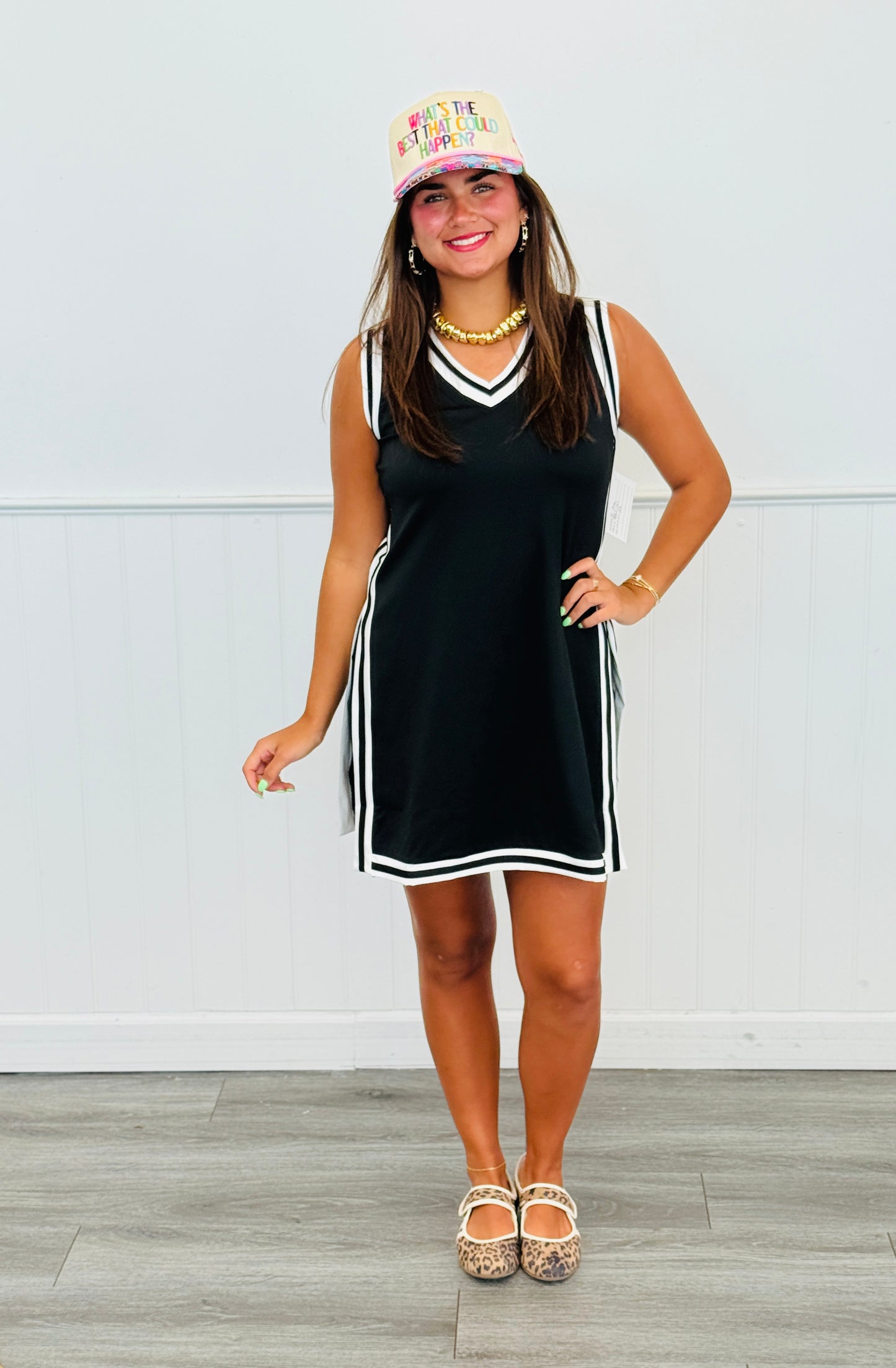 Black Sideline Tunic Biker Set (Reg. and Plus)