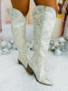 Gold All Eyes On You Western Boots