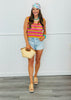 Multi Crochet Sleeveless Top (Reg. and Plus)