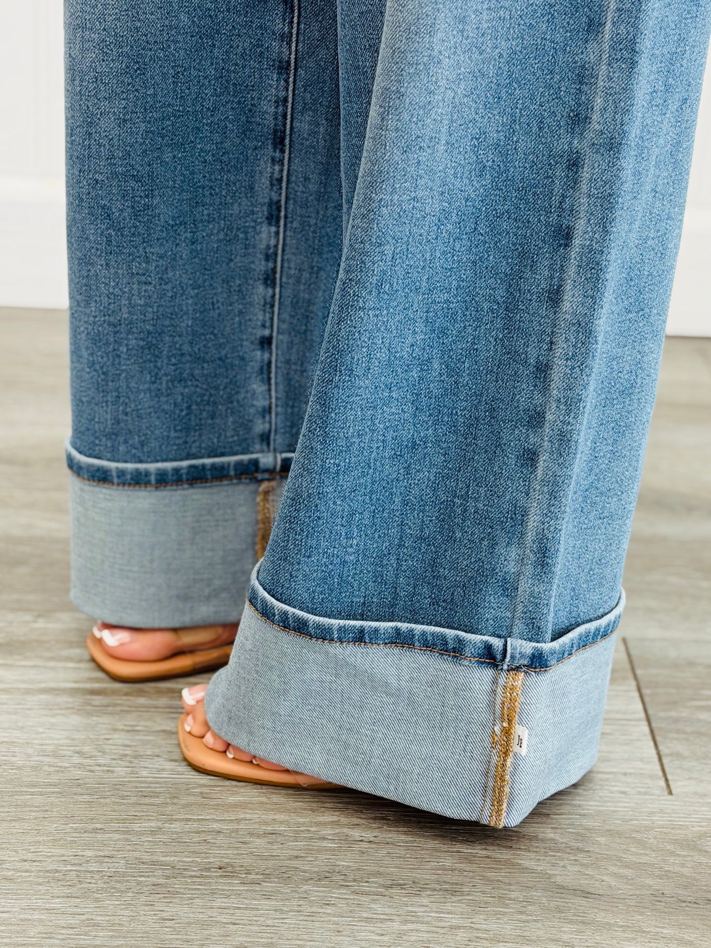Judy Blue Frankie Fold Over Jeans (Reg. and Plus)