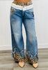 Oli & Hali Washed Denim Double Waist Jeans (Reg.)
