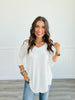 Solid V-Neck Mid Sleeve Top (Reg. & Plus)- 13 Colors