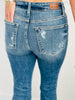 Judy Blue Button It Up Flare Jeans (Reg & Plus)