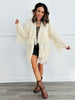 Ivory Fringe Fantasy Sweater Cardigan (Reg)