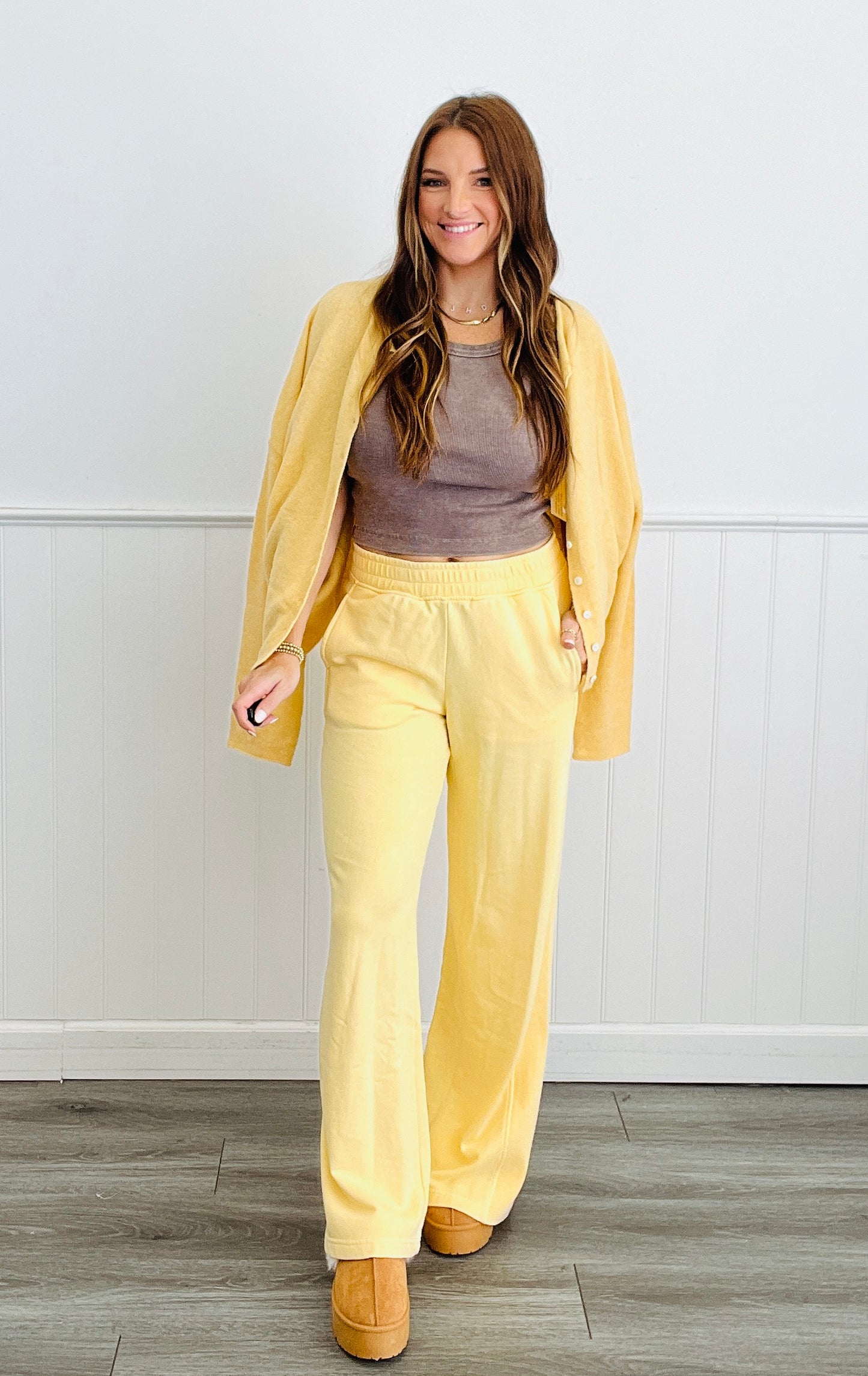 Sweet Corn French Terry Pants (Reg.)