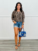 Leopard Long Sleeve Blouse (Reg. and Plus)
