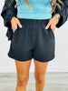 Crinkle Woven Short (Reg. and Plus) - 3 Colors