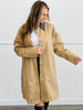 Tan/Black Long Sleeve Trench Coat (Reg.)