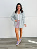 Heather Grey Zip Up Jacket (Reg. and Plus)