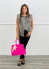 Grey Leopard Upscale Top/Pant Set (Reg & Plus)