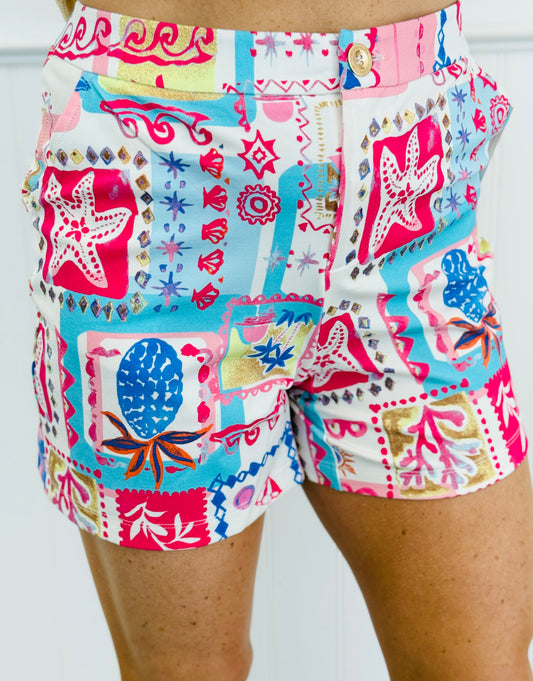 Dear Scarlett Escape To Paradise Shorts (Reg. and Plus)