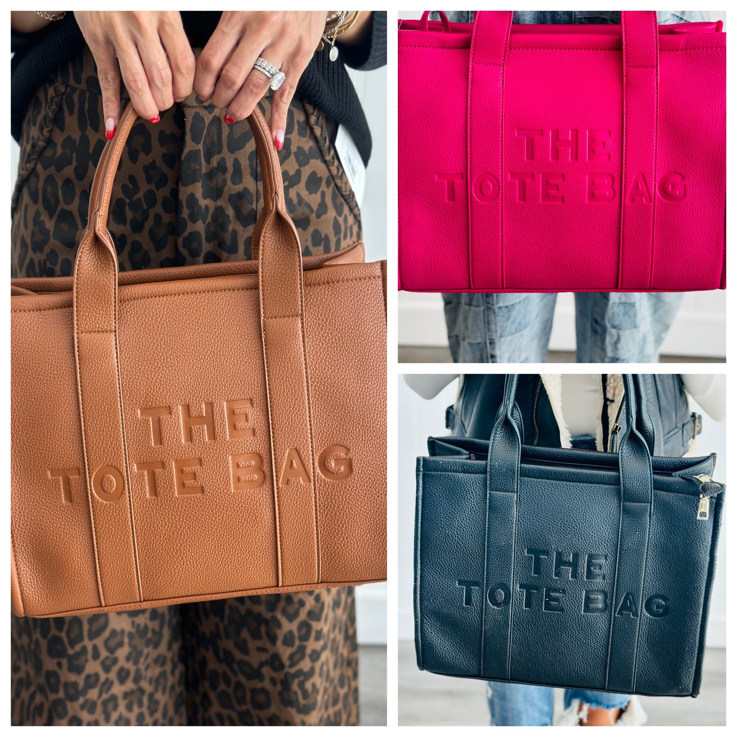 Tote Set with Wallet - 3 colors!