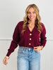 Gold Buttons Sweater Cardigan (Reg.)-3 Colors