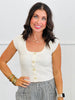Golden Bows Sweater Knit Top (Reg.)-3 Colors