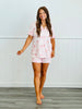 Pink Coquette Bow Button Down PJ Shorts Set (Reg. & Plus)
