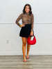 Solid Scuba Pleated Mini Skirt (Reg & Plus)- 2 Colors