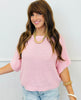 Washed Knit Dolman Sleeve Top (Reg.) - 4 Colors