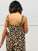 Leopard Ribbon Tie Jumpsuit (Reg.)