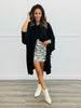 Dear Scarlett Flowy Poncho Top (OS & Plus) - 6 Colors