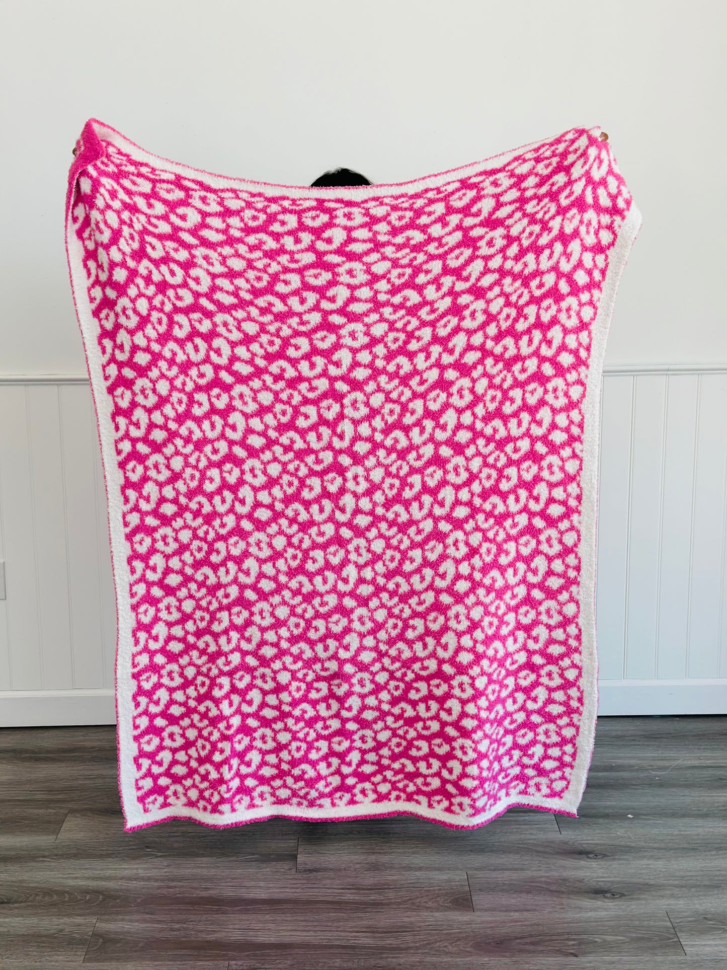 Pink Leopard Blanket