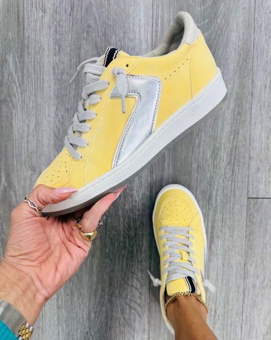 ShuShop Yellow Sweet Sunshine Suede Sneakers