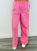 Pink Side Stripe Track Pants (Reg.)