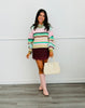 Pink Multi Sweater Top (Reg.)