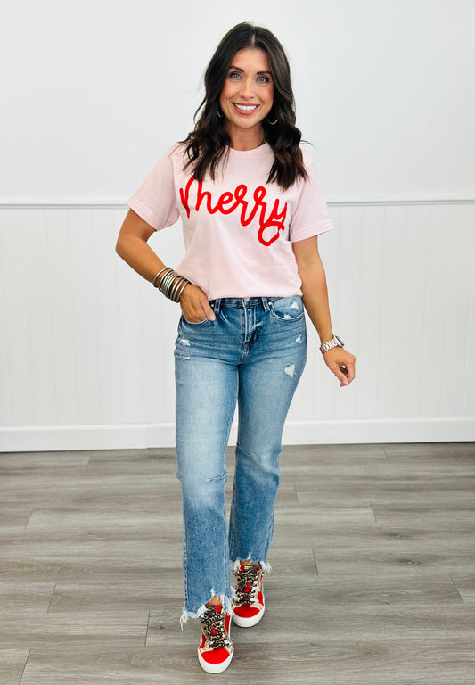 Pink Merry Graphic Tee (Reg. and Plus)