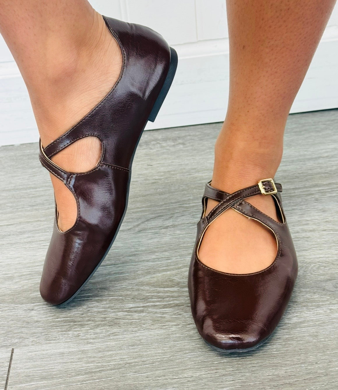 Brown Timeless Charm Flats