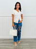On The Side Button Down Top (Reg & Plus)-3 Colors