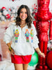 Sequin Nutcrackers Half Zip Hoodie (Reg)-2 Colors