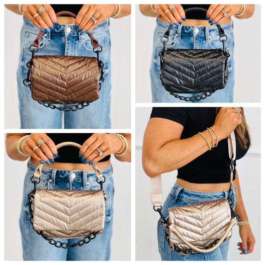 The Melodie Puffer Handbag (3 colors)