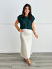 Figured It Out Satin Midi Skirt (Reg)-3 Colors