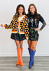 Queen Of Sparkles Black Pearl & Candy Corn Cardigan (Reg. and Plus)