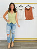 Button Down Vest (Reg. and Plus) - 3 Colors