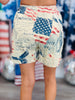 America Sequin Patches Shorts (Reg. and Plus)