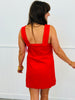 Red Mini Dress (Reg. and Plus)