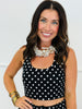 Polka Dot Halter Top (Reg.)- 3 Colors