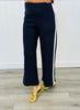 High Waist Side Stripe Pants (Reg.) - 2 Colors