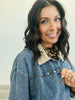 Denim Studded Barn Jacket (Reg.)