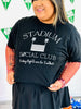 Black Stadium Social Club Tee (Reg. & Plus)