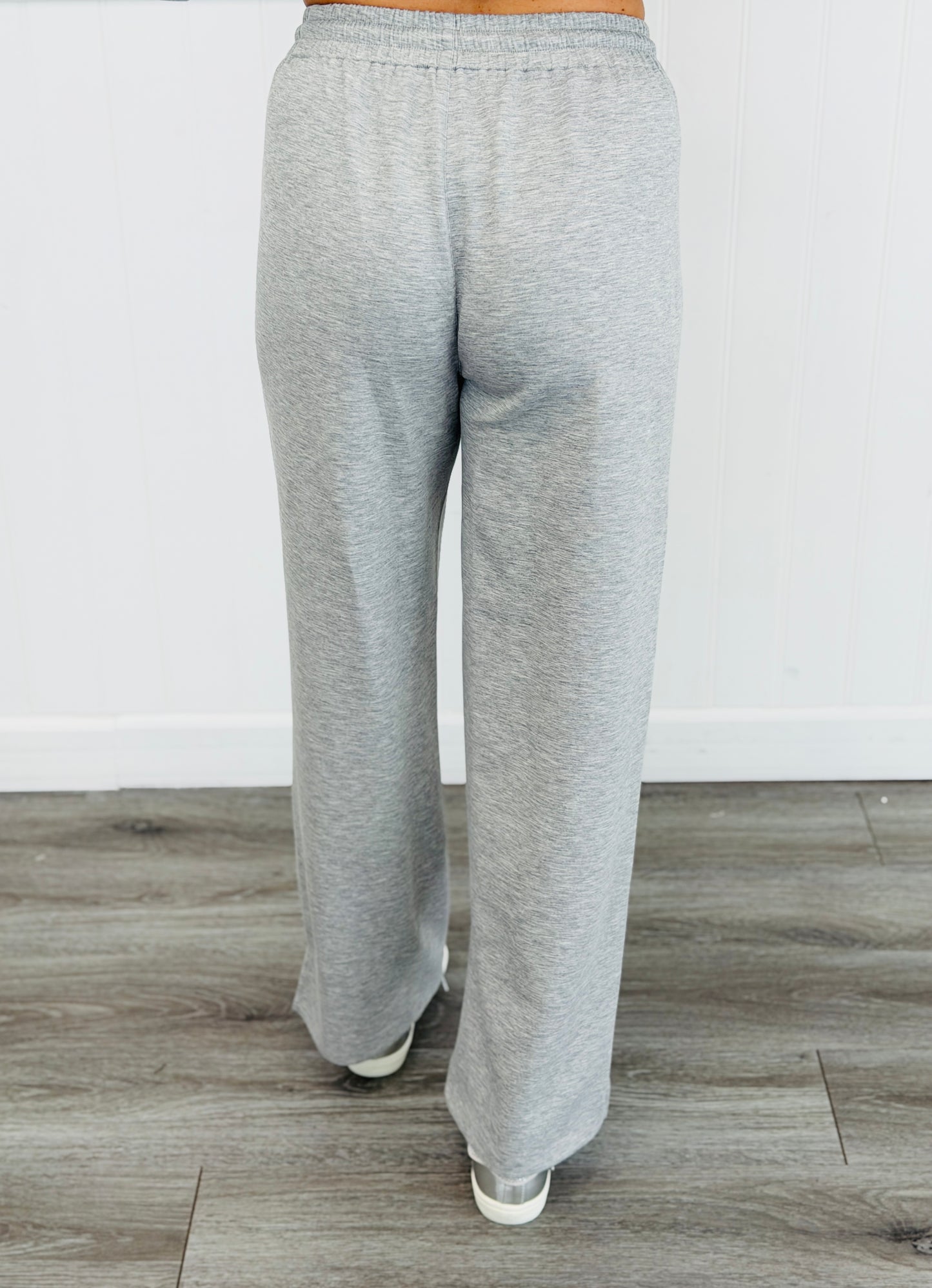 Heather Grey Drawstring Sweatpants (Reg & Plus)