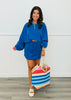 Royal Blue Pullover Scuba Modal Top (Reg.)