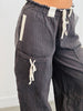 Midnight Striped Barrel Joggers (Reg.)