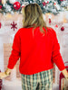 Red Teddy Christmas Sweatshirt (Reg. and Plus)
